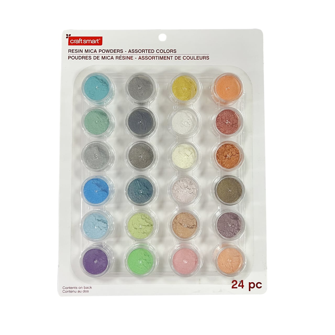 Mixed Color Resin Mica Powders by Craft Smart®, 24ct.